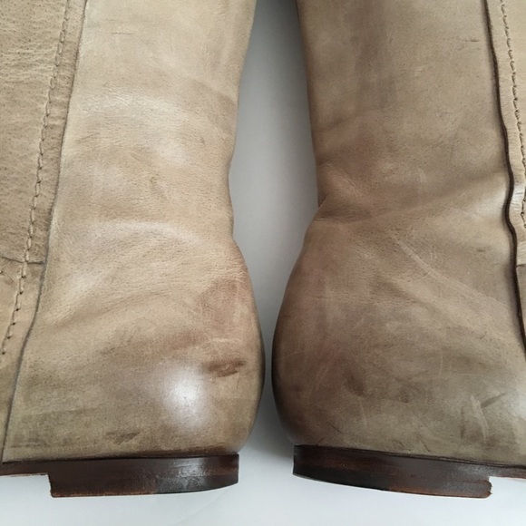 Chloe Leather Boots Size 37.5 - Picture 5 of 10